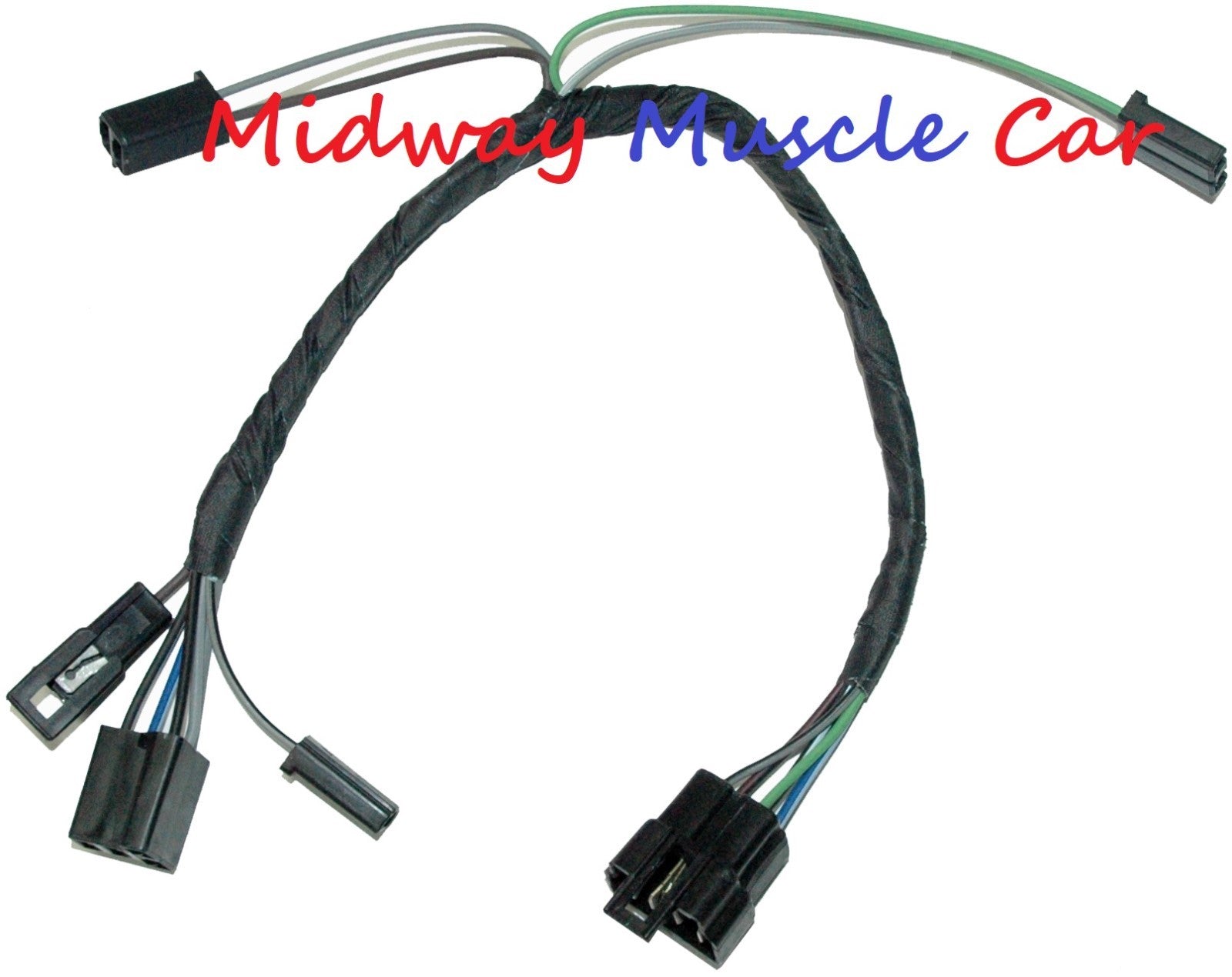 dash side A/C control wiring harness 69-72 Pontiac GTO lemans tempest judge