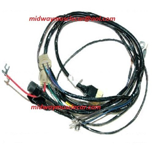 stock generator & front head lamp light wiring harness 57 Chevy 150 210    6 cyl