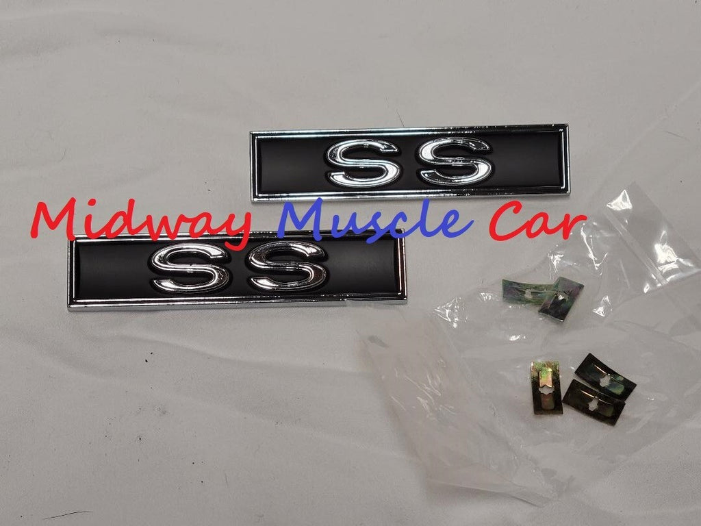 NEW SS door panel medallion ornaments emblems 70-72 Chevy Chevelle El Camino