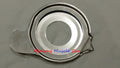 NEW stainless steel water pump plate (pr) 64-68 Pontiac GTO Firebird 421 400 389