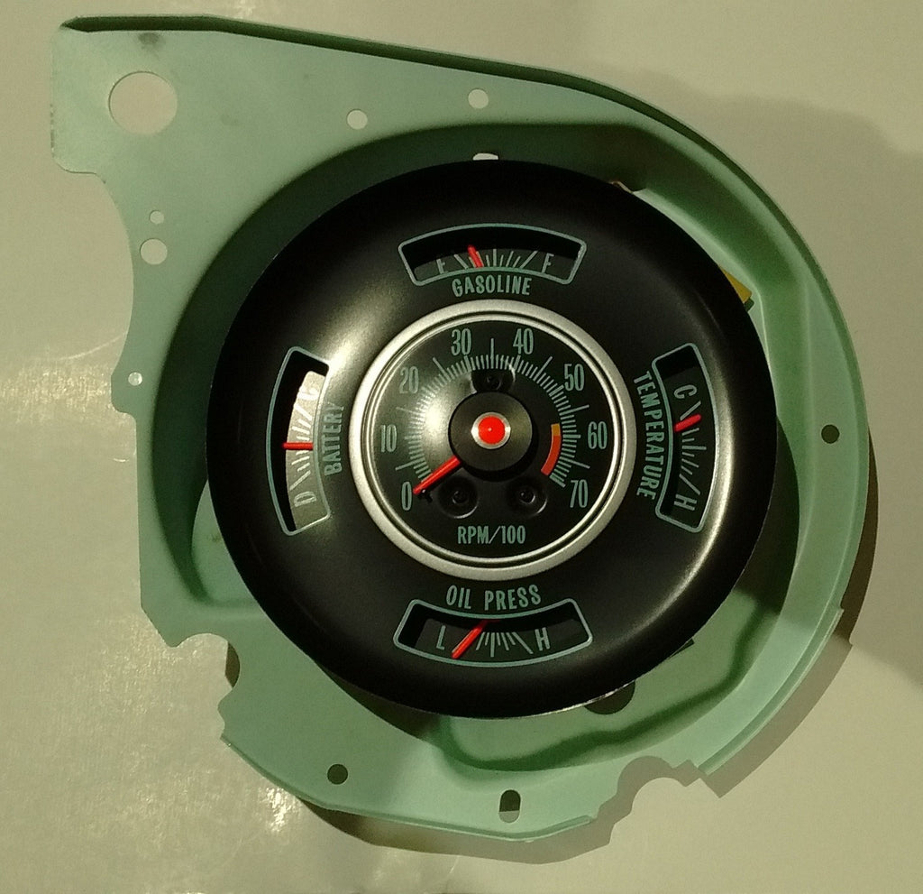 factory tachometer & dash gauge 69 Chevy chevelle el camino 6000 rpm tach gauges