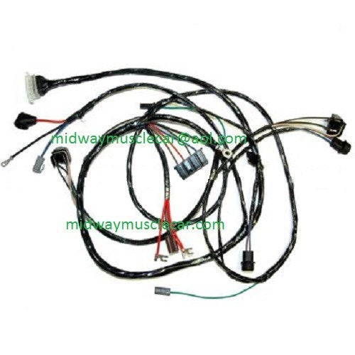 front end headlight headlamp wiring harness 66 Chevy II Nova 283 327 1966 396