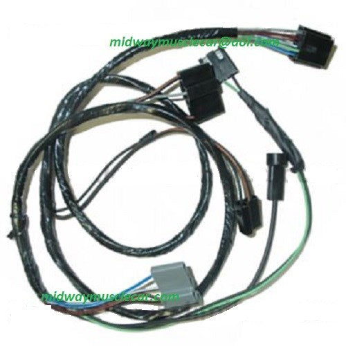 engine A/C control wiring harness 70 Pontiac GTO lemans tempest judge w/ rr def