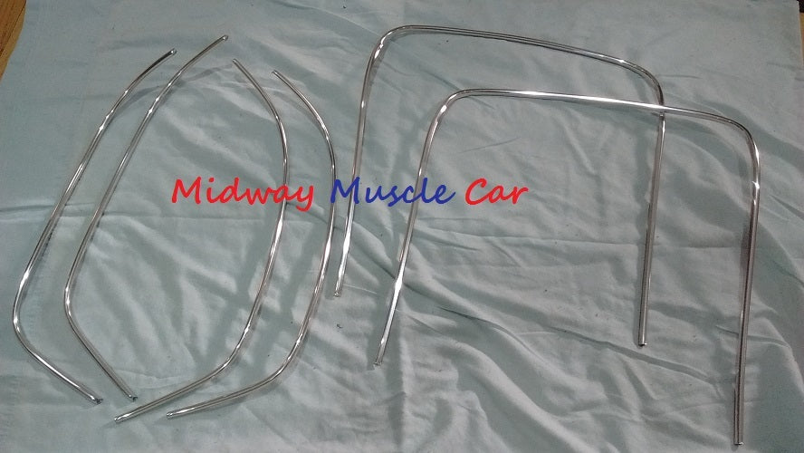 bucket seat chrome trim w/caps Chevy Chevelle GS Cutlass skylark Pontiac GTO 442
