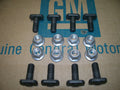 NOS R rear drum backing plate axle retainer T bolts & nuts hardware kit   GTO