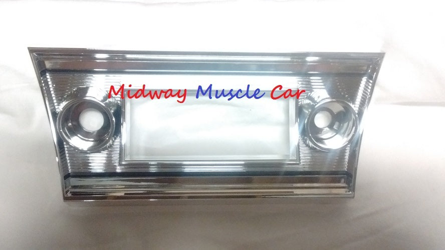 radio faceplate trim bezel surround 67 1967 Chevy Chevelle El Camino Malibu