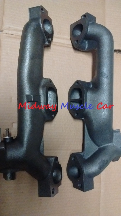 NEW STANDARD exhaust manifolds pair 64-68 Pontiac GTO LeMans Tempest