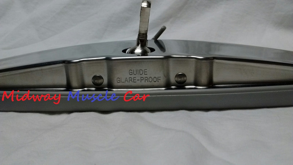 10" GUIDE Rear View Mirror 67 68 Chevy Pontiac Chevelle GTO Buick Olds Camaro