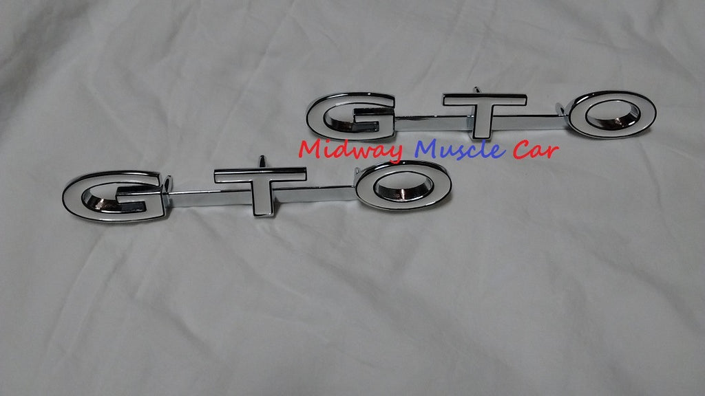 NEW  1969 69  Pontiac GTO     front fender side GTO emblem