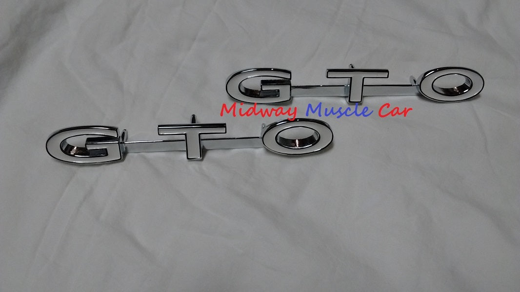 NEW  1969 69  Pontiac GTO     front fender side GTO emblem
