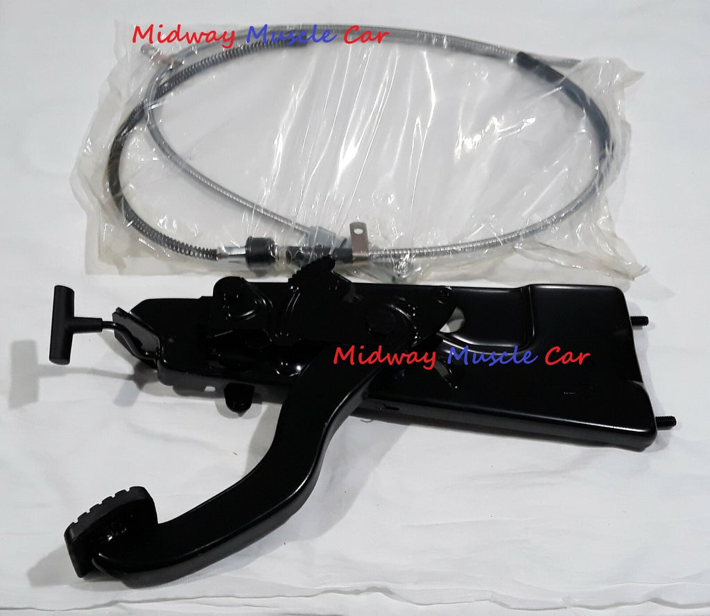 emergency parking brake pedal assy & cable 67-72 Chevy GMC Pickup C10 K10 Blazer