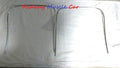 69-72 bucket seat back chrome trim Chevy Chevelle GS Cutlass skylark Pontiac GTO