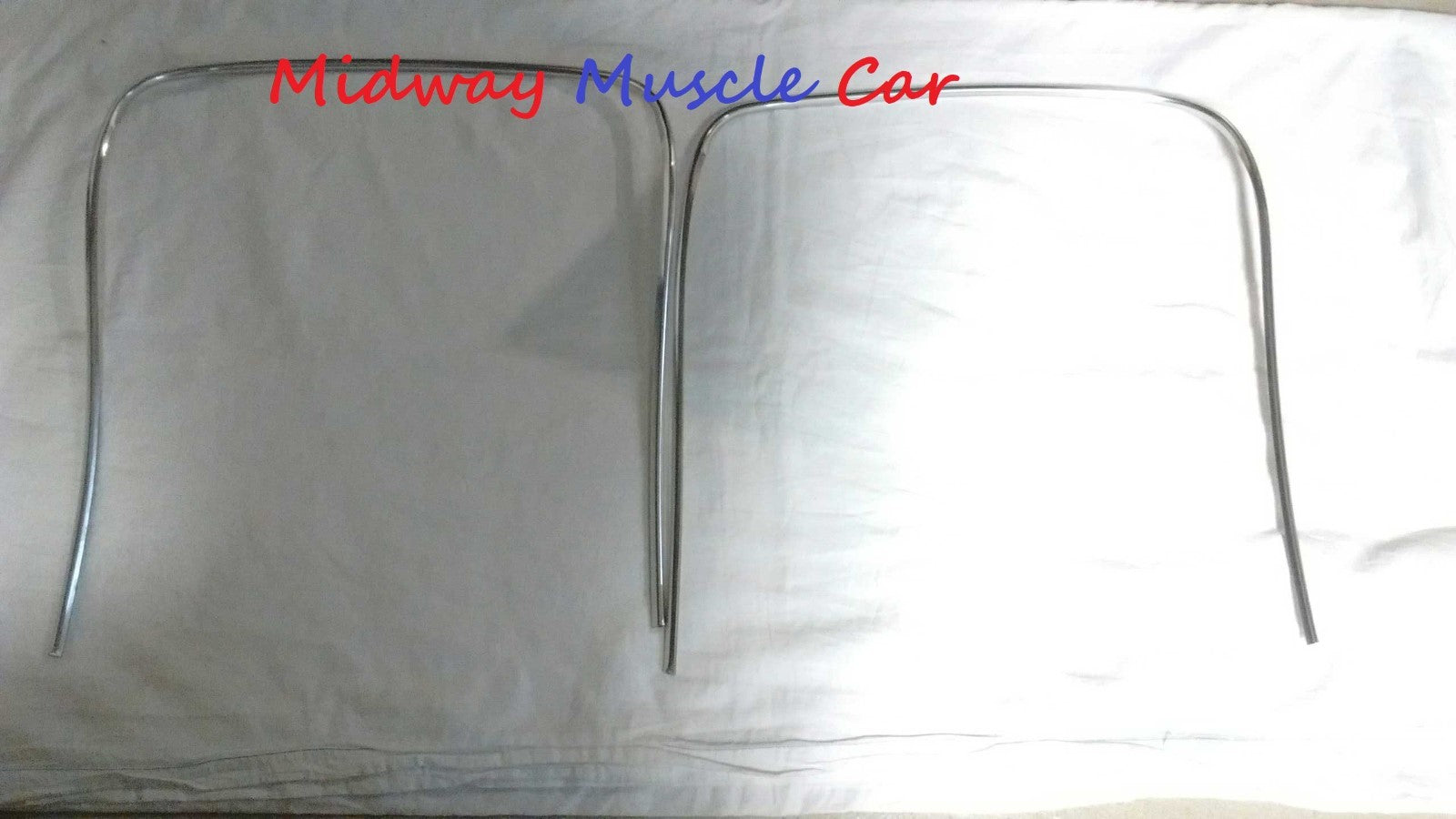 69-72 bucket seat back chrome trim Chevy Chevelle GS Cutlass skylark Pontiac GTO