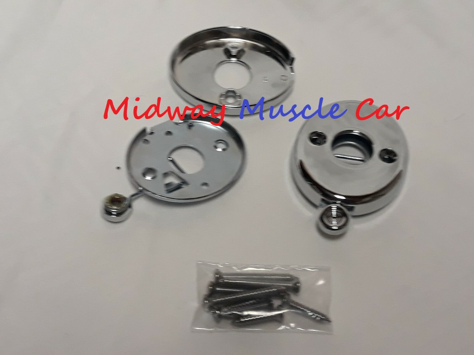 69 bucket seat chrome headrest escutcheon Chevy Pontiac Olds Chevelle GTO 442