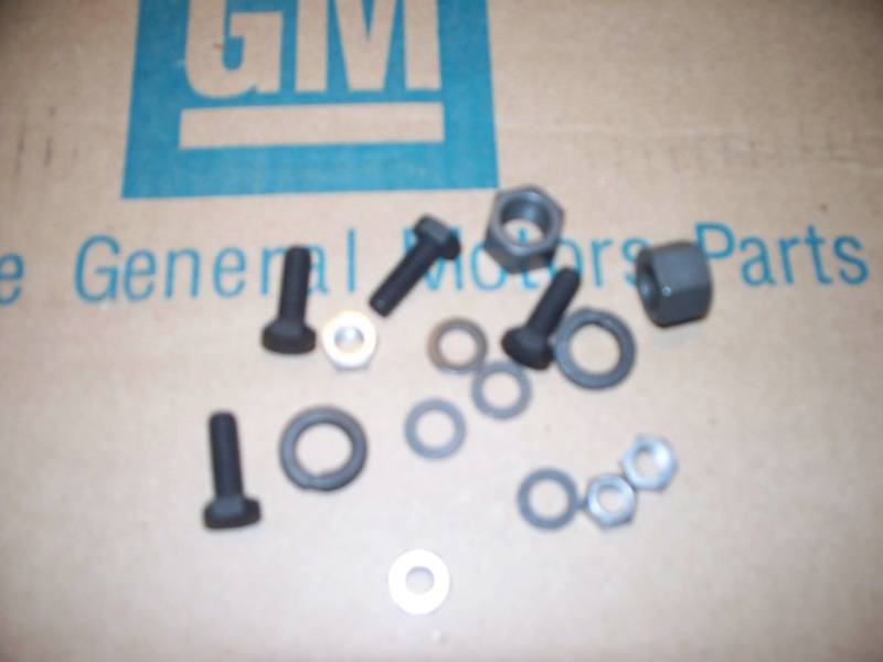 upper & lower rear shock mounting hardware 64-70 Buick Olds 442 GS skylark