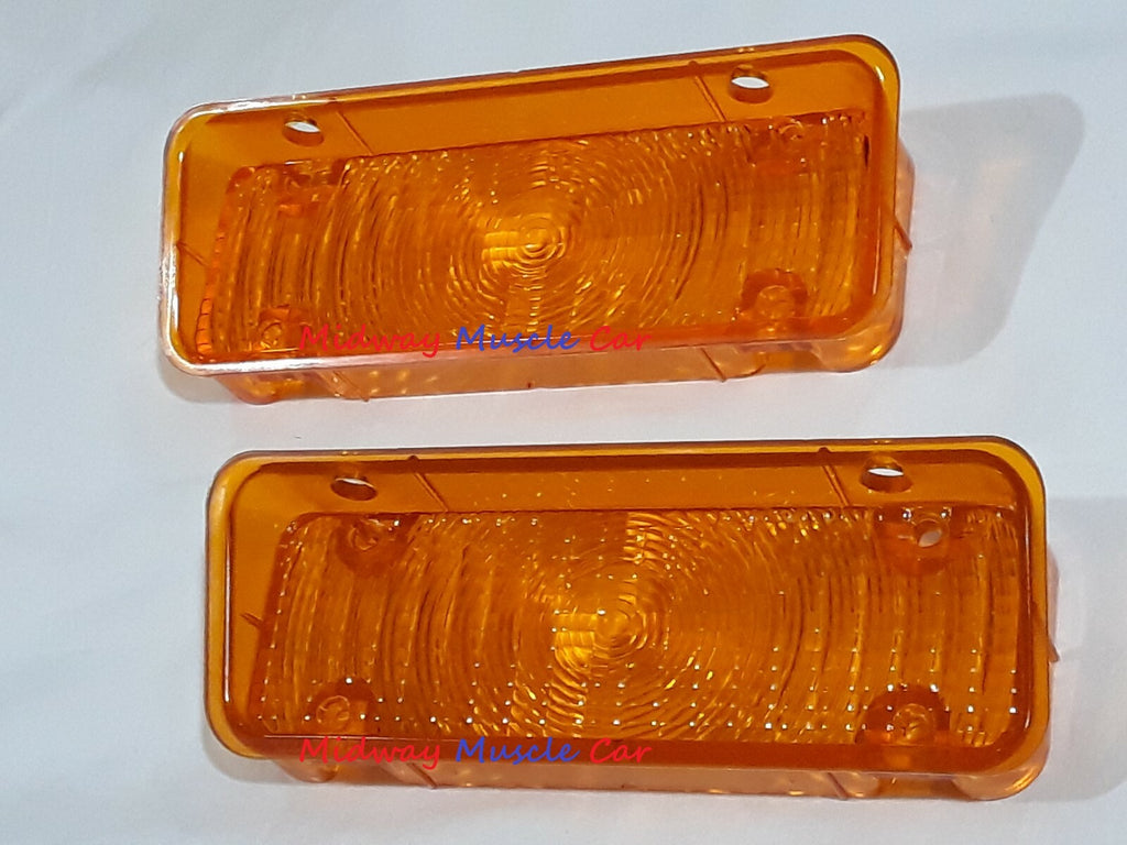 front bumper turn signal parking lens pr 71 72 Chevy K10 C10 pickup truck Blazer