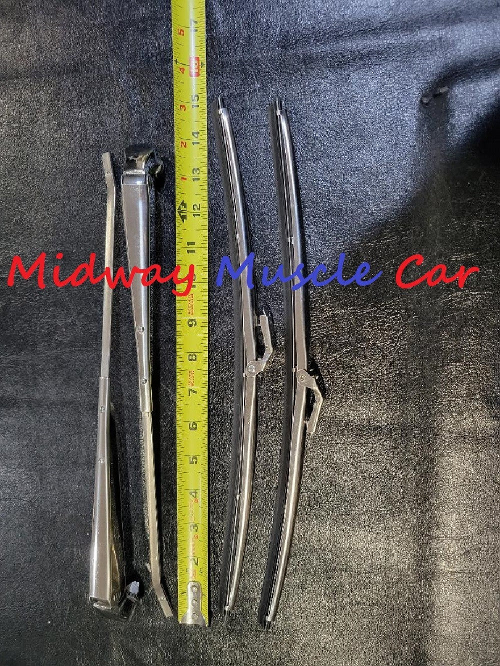 windshield wiper arm & blade set 64-67 Chevy Chevelle Pontiac GTO Olds 442 GS