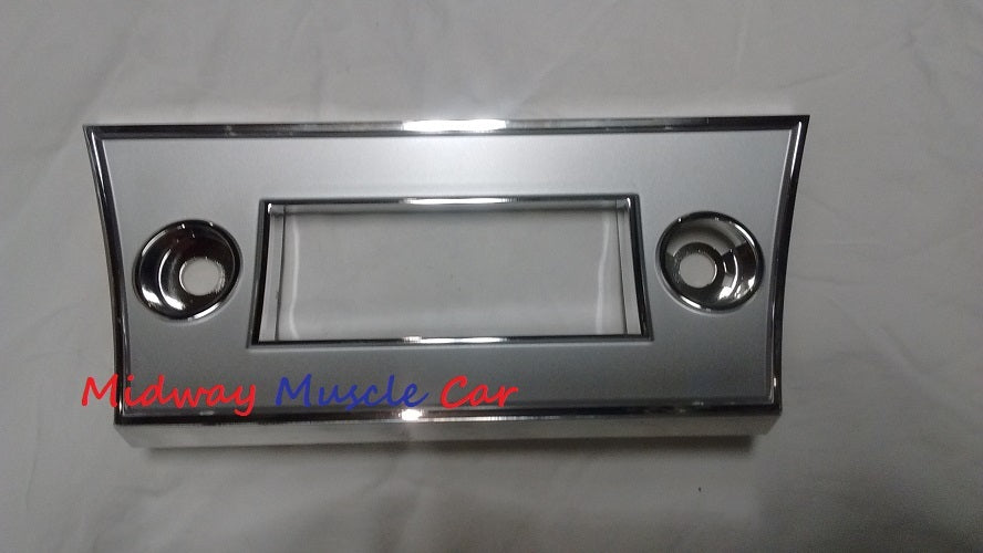 radio faceplate trim bezel surround 66 Chevy Chevelle El Camino Malibu