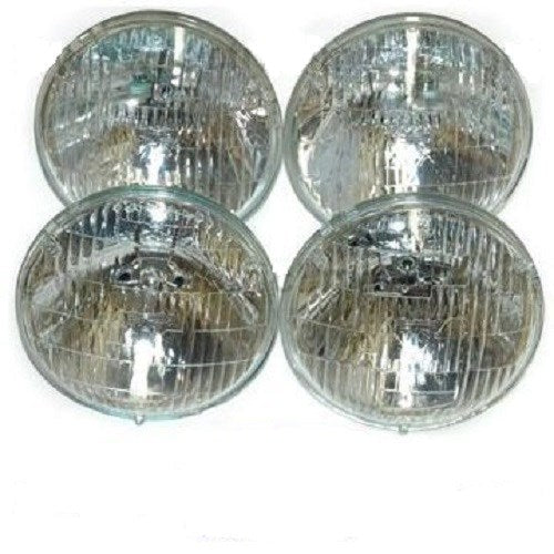 1960-1967 GM Cars T-3 / T3 Headlamp / Light Set of 4 bulbs  60-67    guide bulb