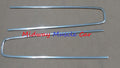 NEW aluminum front grille moldings (pr) 1966 66 Pontiac GTO Lemans Tempest