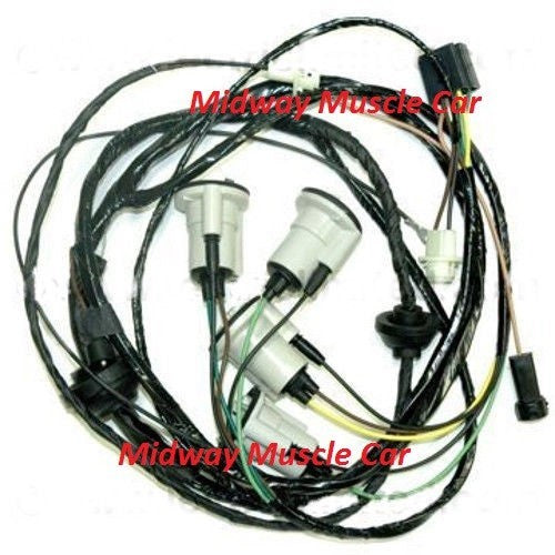 rear body tail light wiring harness 70 Chevy Chevelle Malibu SS Chevrolet