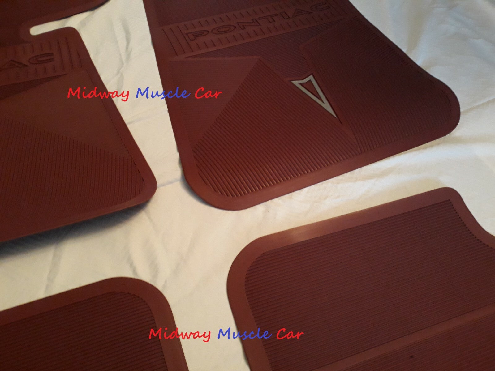NEW original style RED 64 65 Pontiac floor mats GTO Lemans Judge Bonneville
