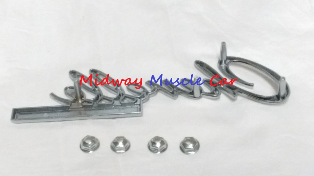 Chevelle by CHEVROLET rear deck trunk lid emblem   69 Chevy Chevelle