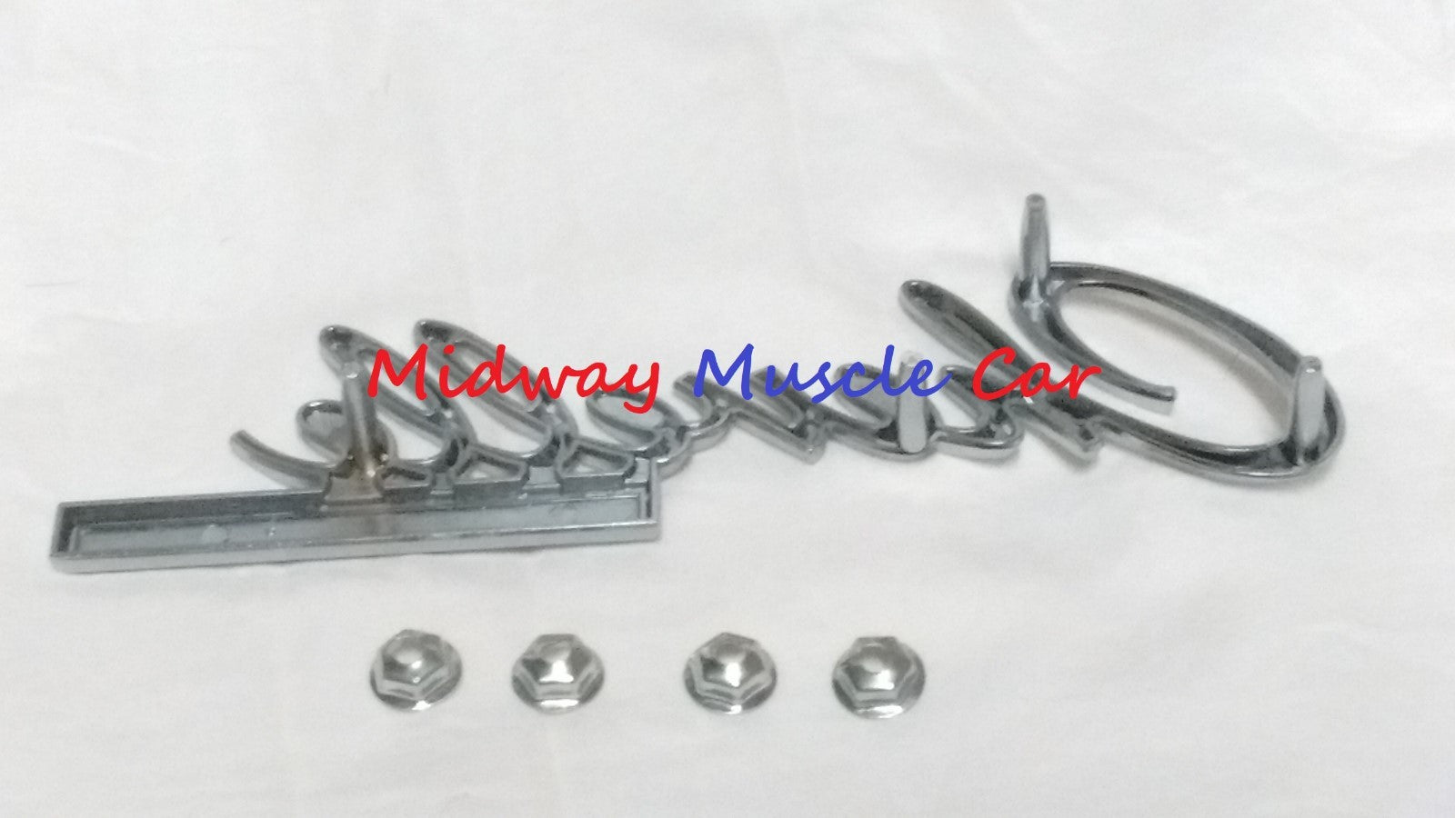 Chevelle by CHEVROLET rear deck trunk lid emblem   69 Chevy Chevelle