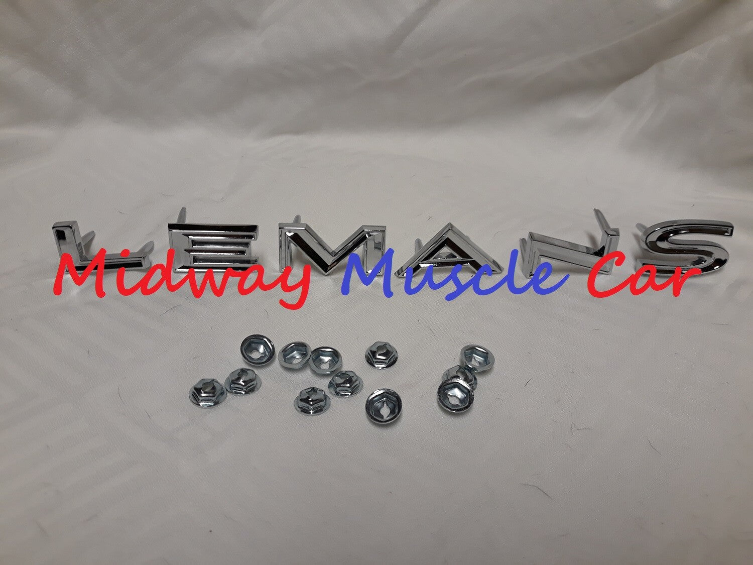 65 66 Pontiac LEMANS rear side quarter 1/4 panel letters emblem