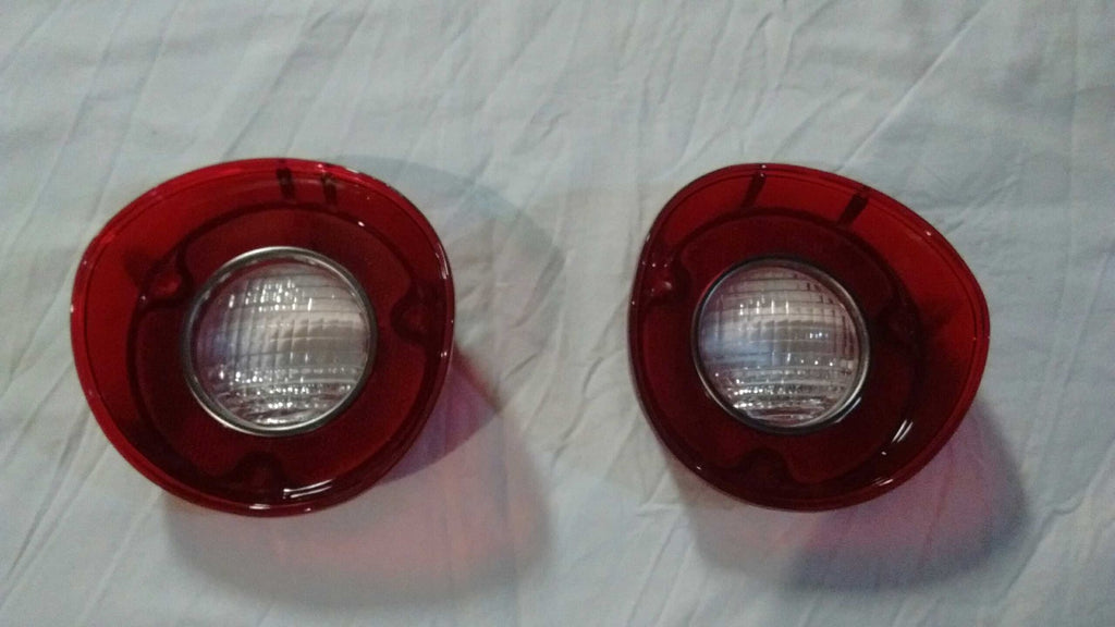 reverse back up lamp light lens L & R pair 72 1972 Chevy Chevelle Malibu