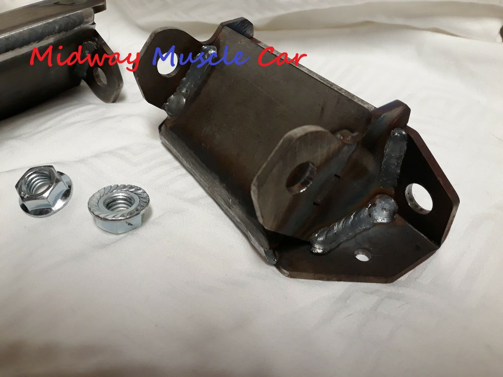 solid engine motor mounts (pr) 1964-72 Pontiac GTO Lemans Tempest 428 400 389