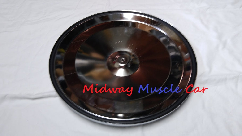 17" chrome air cleaner lid 67-74 Pontiac GTO Firebird Olds 442 GS 400 455 350