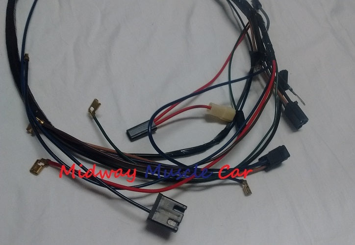dealer installed a/c cool pack wiring harness 64 Chevy Chevrolet Impala Biscayne