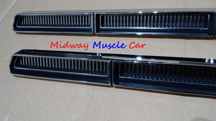 SS hood inserts set (pair)   66 Chevy Chevelle El Camino SS396