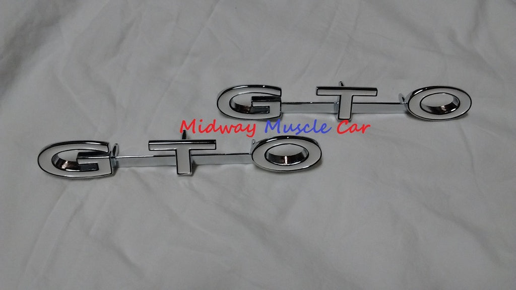 NEW  1969 69  Pontiac GTO     front fender side GTO emblem
