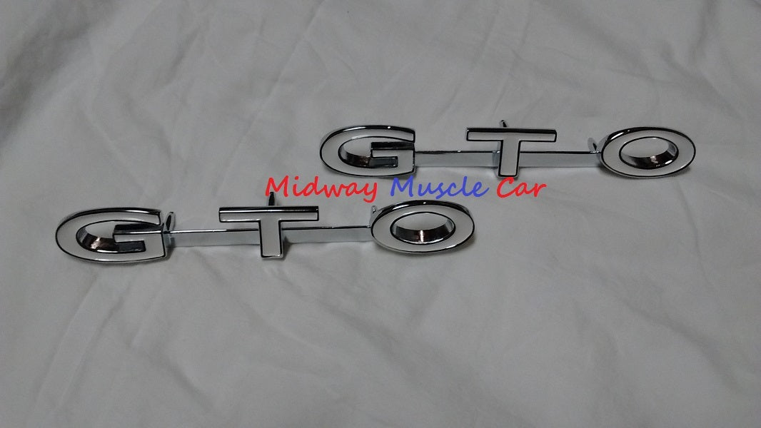 NEW  1969 69  Pontiac GTO     front fender side GTO emblem