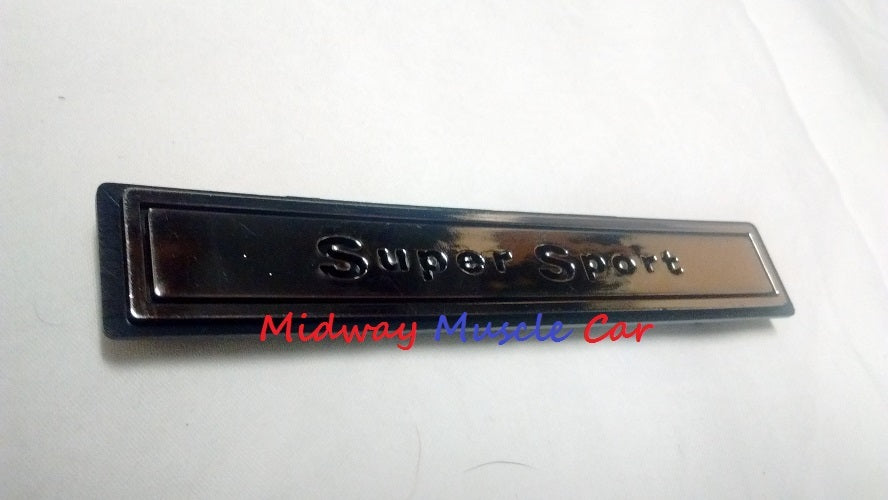 Super Sport dash emblem 67 1967 Chevy Chevelle El Camino Malibu