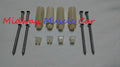 chrome screw & nut haedlight bezel mounting kit 66 67 Ponitac GTO LeMans Tempest