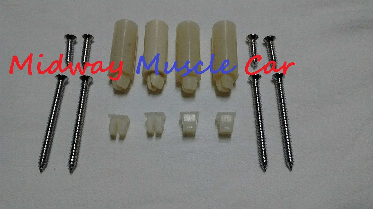chrome screw & nut haedlight bezel mounting kit 66 67 Ponitac GTO LeMans Tempest