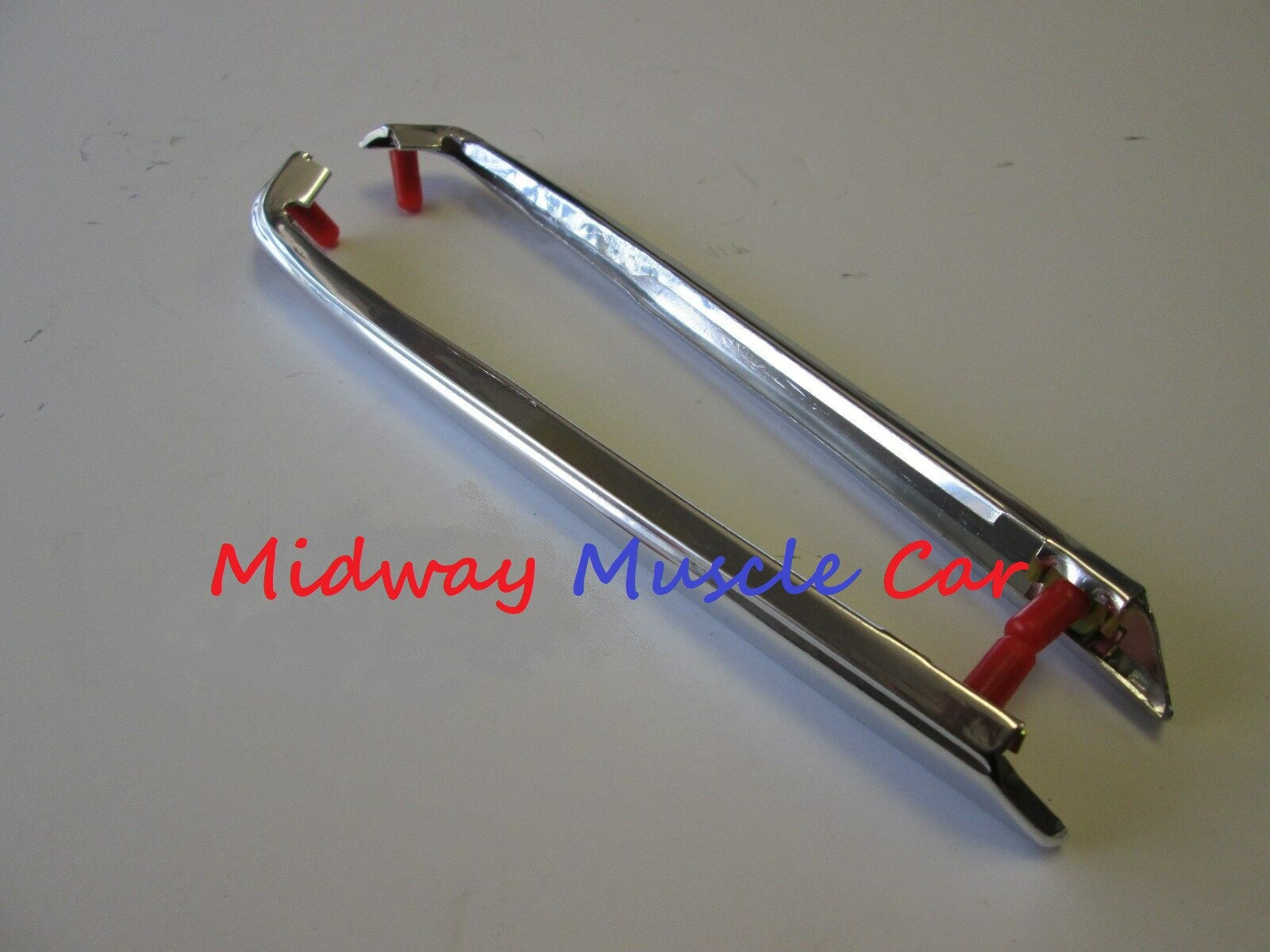 Eyebrow Moldings Short (pr) 69 1969 Chevy Chevelle El Camino Malibu SS Deluxe