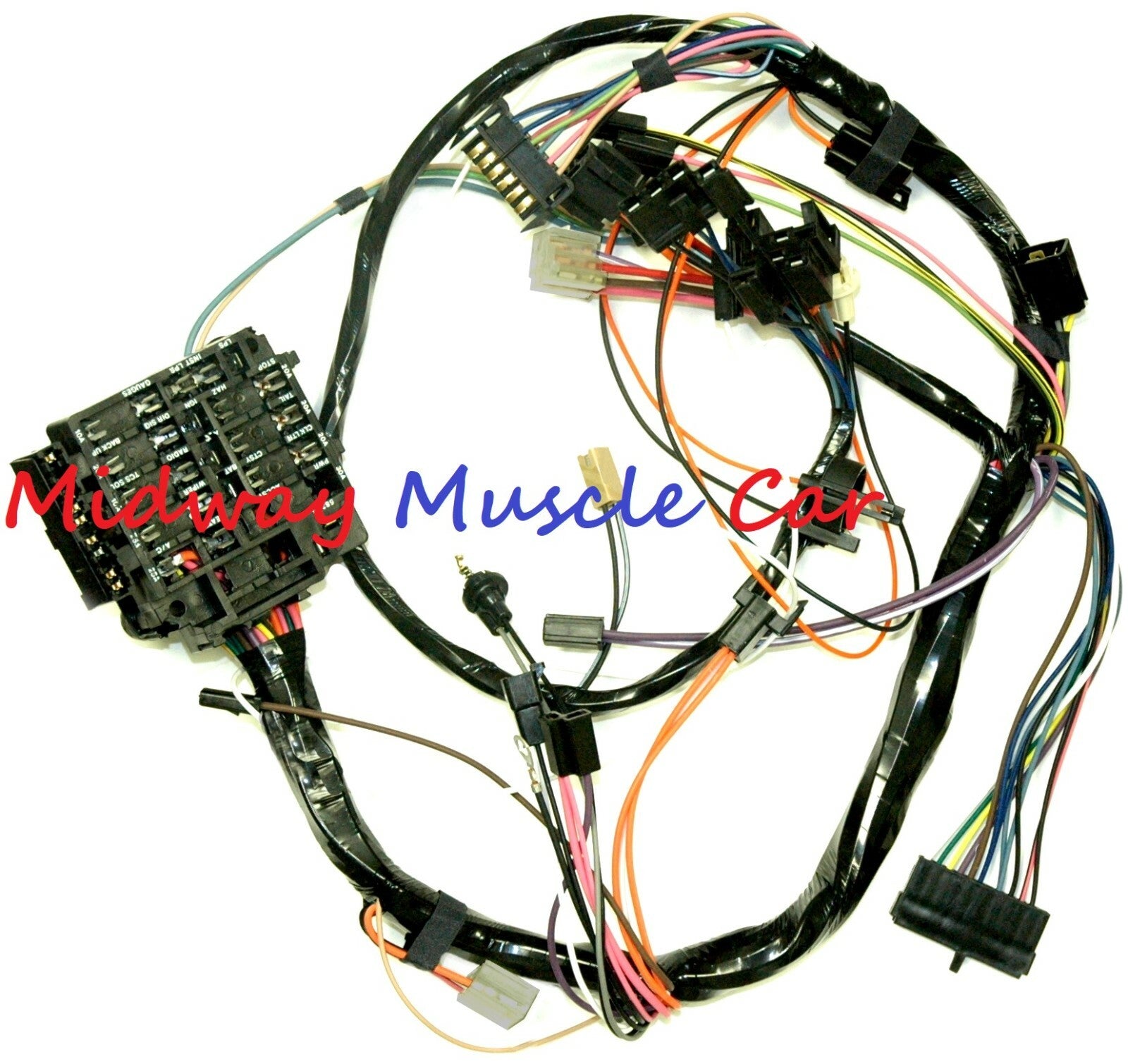 under dash wiring harness w/ fuseblock 74 Chevy Camaro ss rs/ss z/28