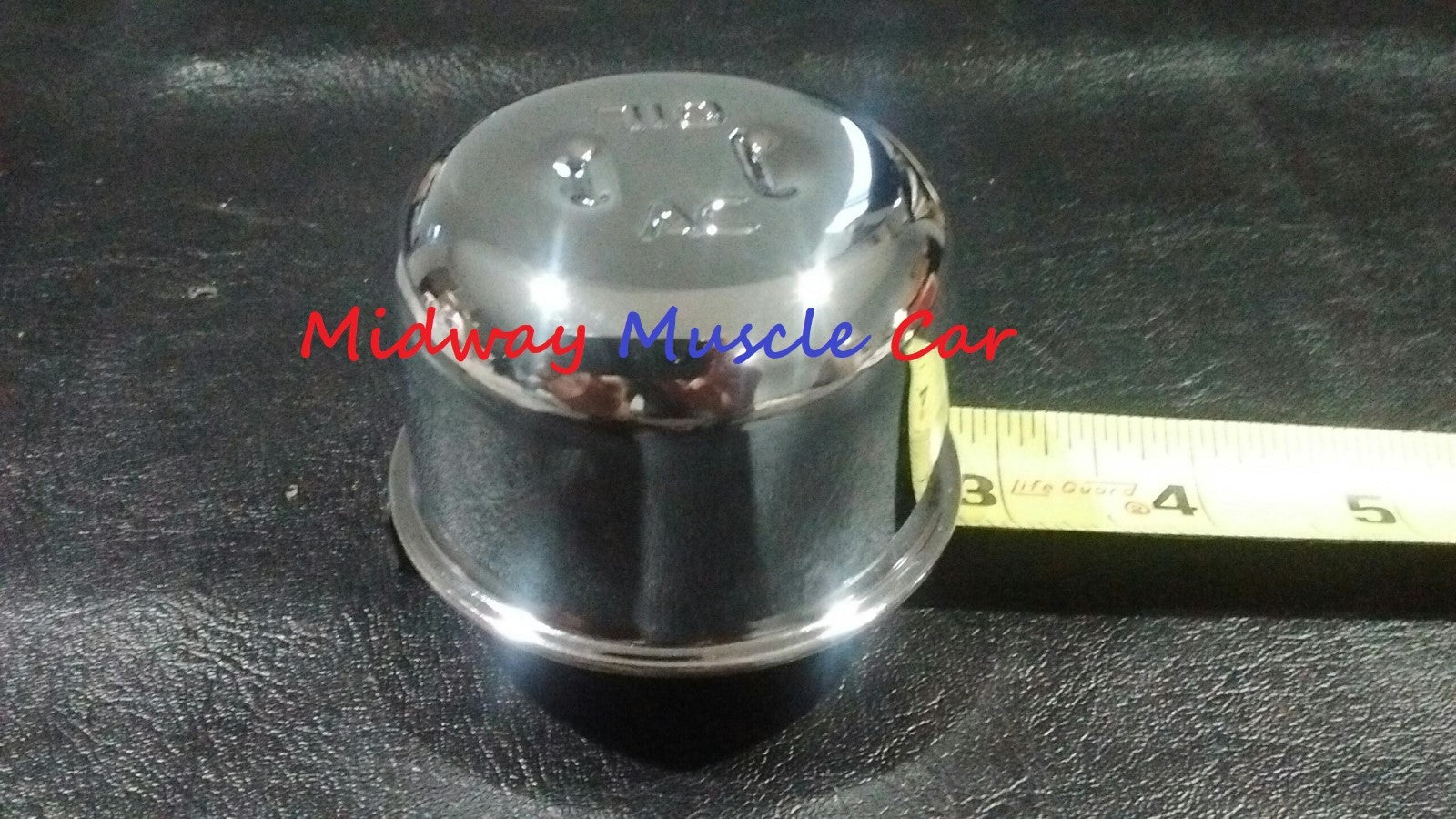 AC chrome push-on valve cover oil cap breather Pontiac GTO Chevy Camaro Chevelle