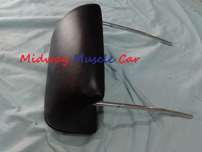 BLACK headrest (pr) 69-72 GTO Chevelle Cutlass 442 GS Chevy Impala Monte Carlo