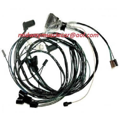 front end headlight lamp wiring harness   1970 70  Pontiac GTO