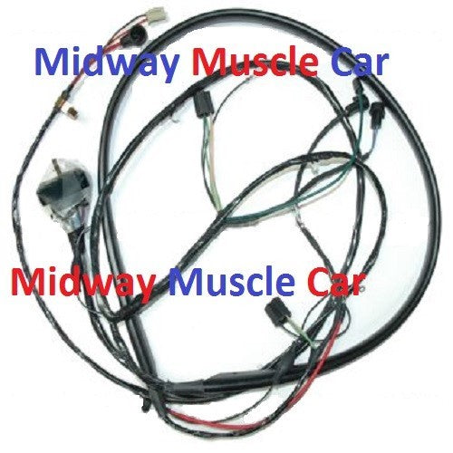front end headlight wiring harness w/ stock alternator 67 68 Chevy truck c10