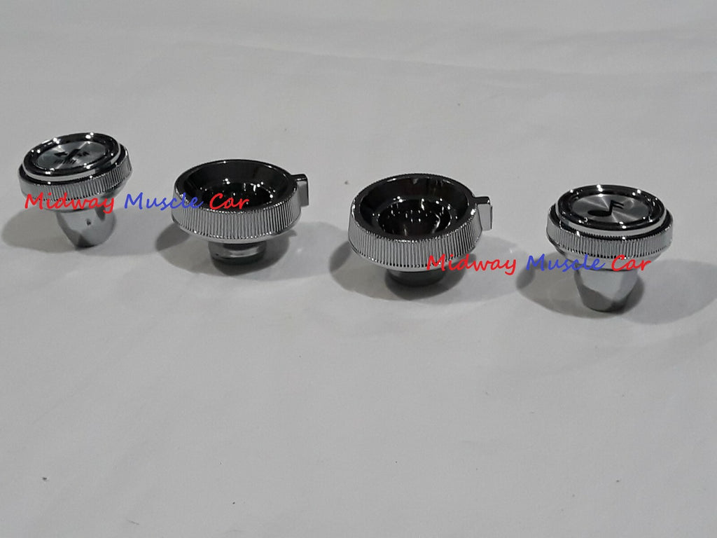 Chrome Radio Knob set 78-87 Chevy GMC Pickup Blazer Jimmy C10 K10 C1500 Suburban
