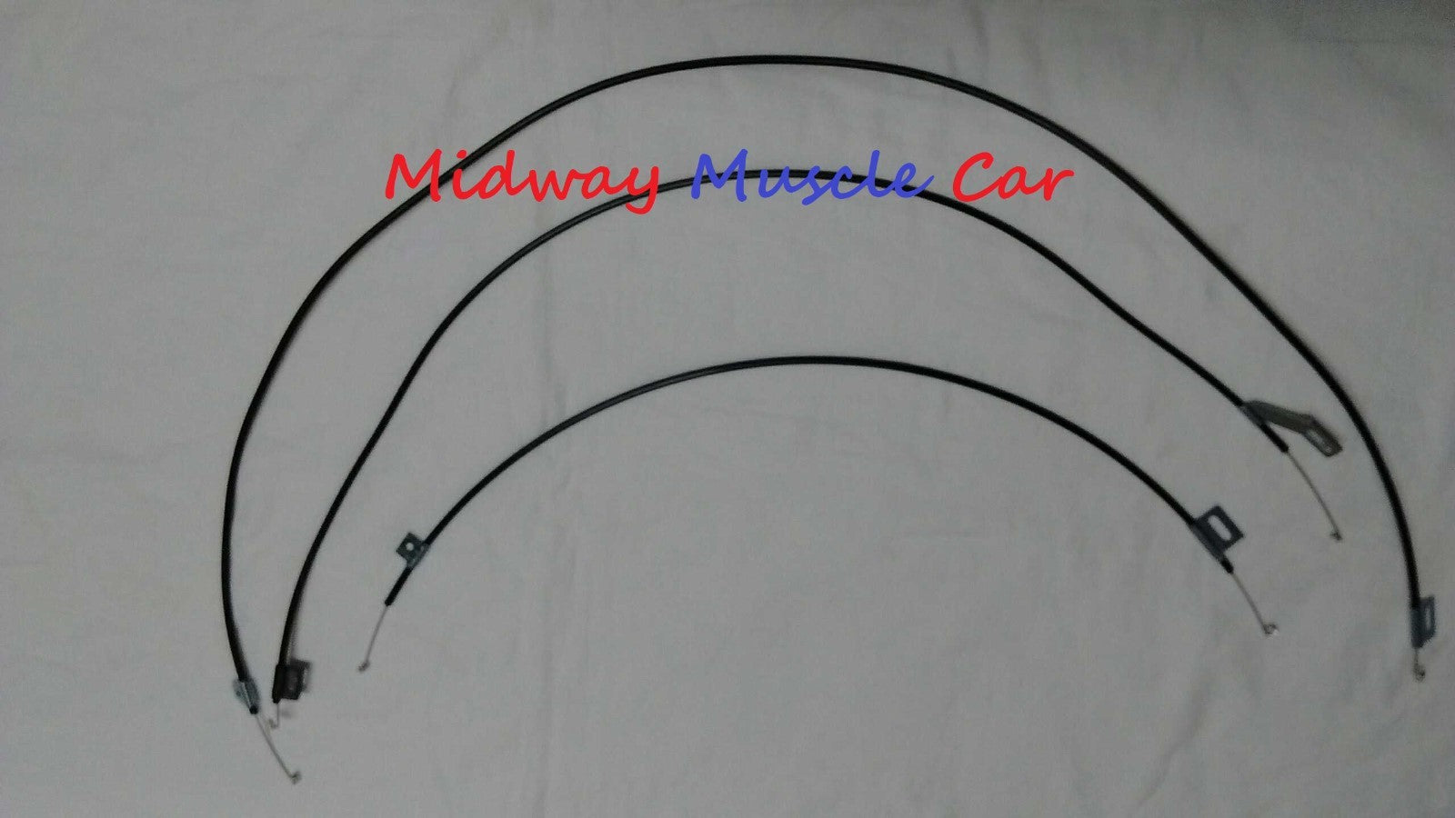 heater control cable set w/o A/C 68-72 Chevelle El Camino Malibu   ( 3 cables )