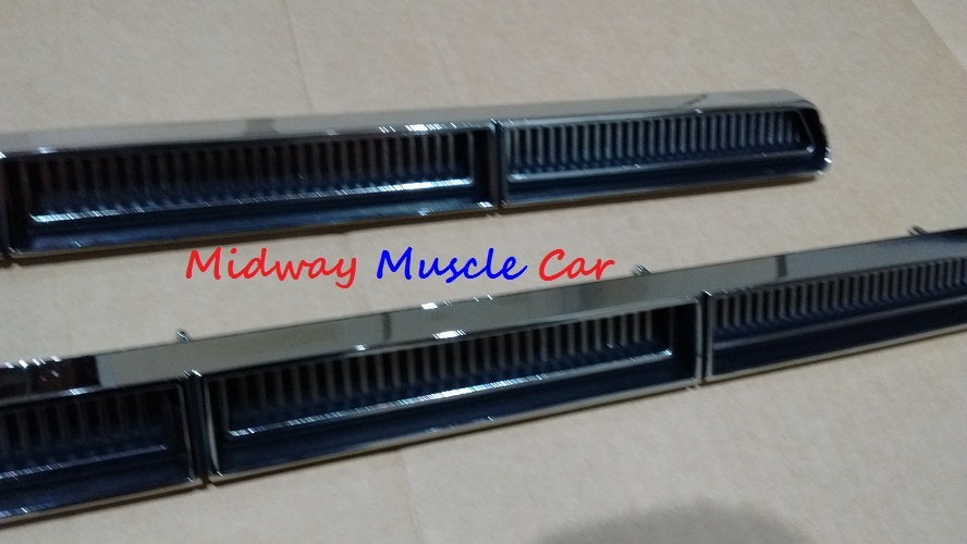 SS hood inserts set (pair)   66 Chevy Chevelle El Camino SS396