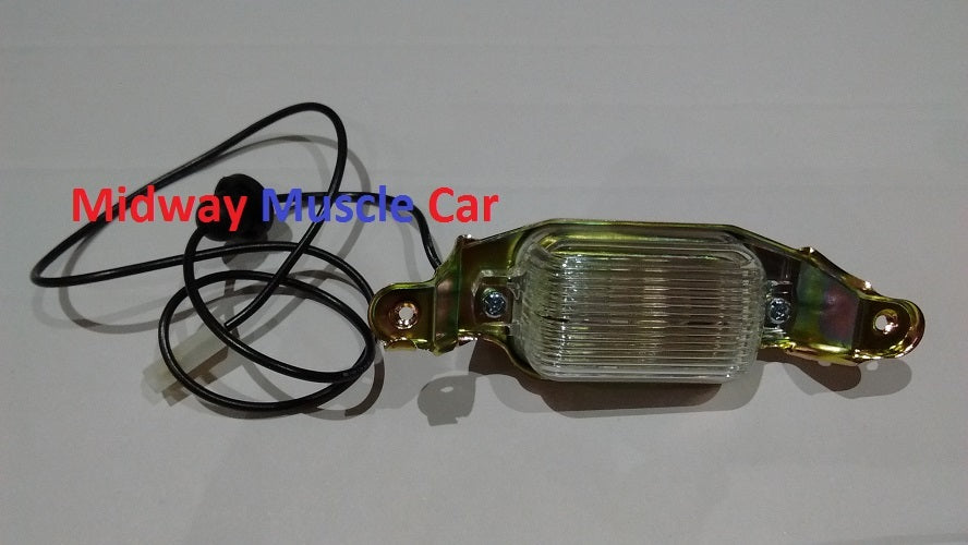 NEW  license plate light lamp assembly 65-72 Pontiac GTO Lemans Tempest