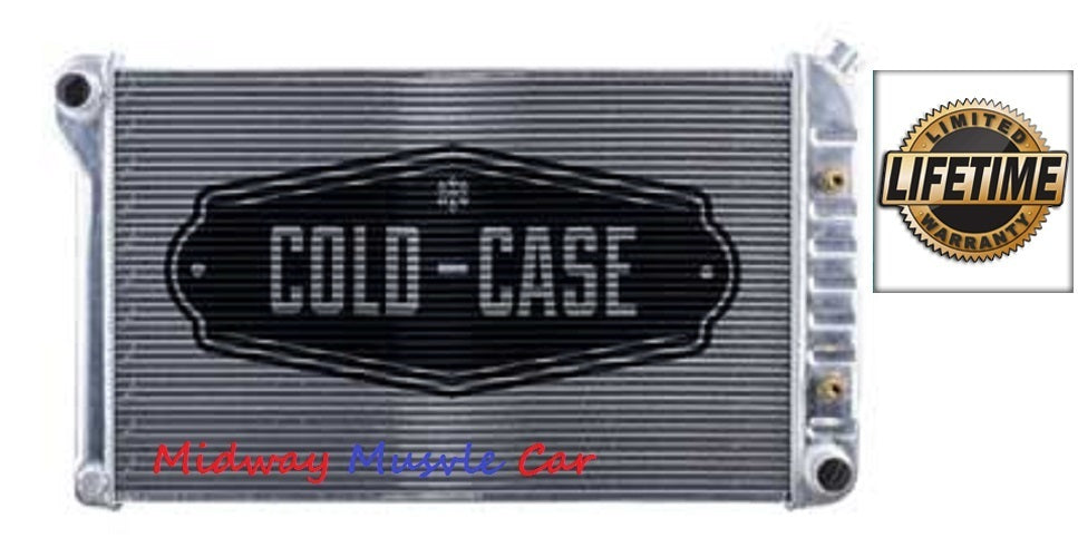 68-72 Chevelle GTO 442 Cutlass Skylark  Cold-Case aluminum radiator w/Auto trans